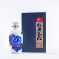 Blau -weißes Porzellanflaschen Huadiao Alkohol